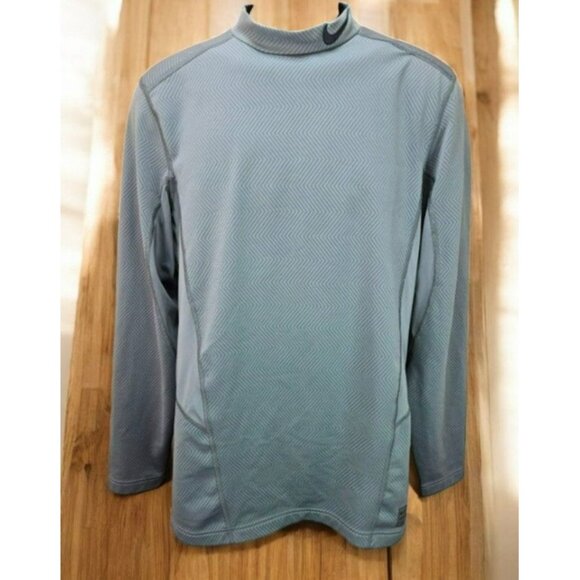 Nike Pro Fitted Dri-Fit Mock Athletic Layer Shirt Large - Picture 1 of 7